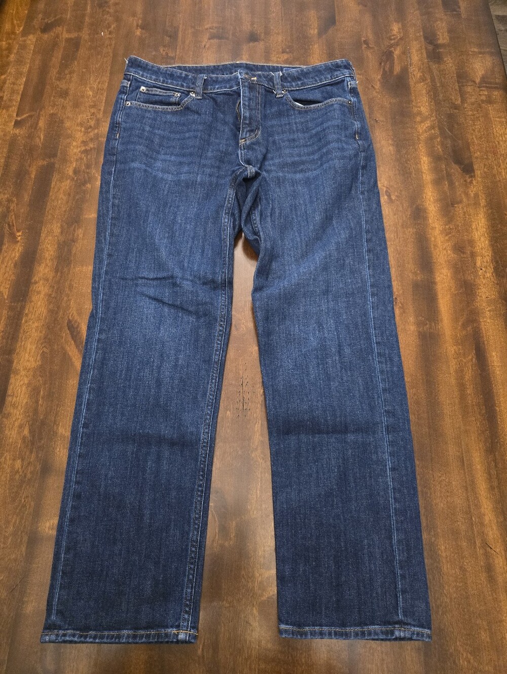 Vinyard Vines Dark Wash Slim Straight 12oz Denim Jrans, Like New 33x30 Tag